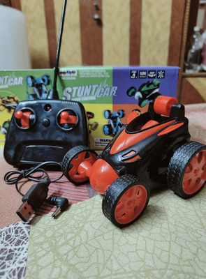 Rachna enterprise Remote Control Mini Stunt Car Toy for Kids Rotating 360 Degree Best Toy for Kids(Multicolor)