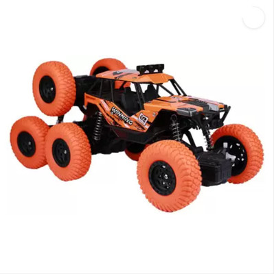 Tiny Tales High Speed Remote Control Monster Racing Car Rechargeable Rock Climbing Orange(Orange)