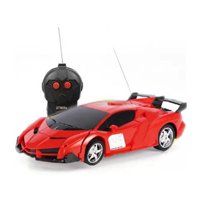 White Devil Remote Control with Lighting 2 function car For Kids(Red)