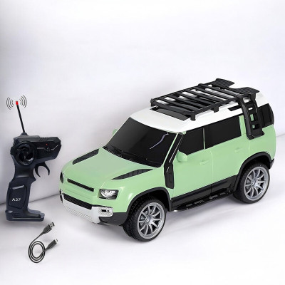 Kid Kraze High-Speed Smoke Remote Control Defender Light&Racing Car for Kids_D271(Green)
