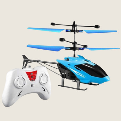 JOYWHIZ Remote Control Toy Charging Helicopter with 3D Light Toys 103(Multicolor)
