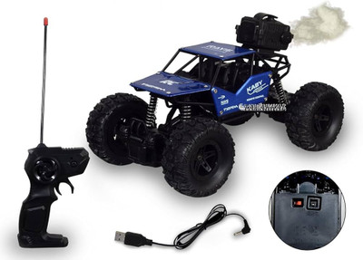 THE RED BABY Remote Control Rock Crawler Mist Smoke Spray Function, High Speed 1:18(Multicolor)