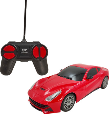 Humaira RC Super Racing Remote Control Car 4 Channel Wireless 1:24 Scale Toy for Kids(Red)
