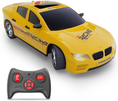 Mirana USB Rechargeable Racing RC Car | High Speed Remote Control Toy(Tuscan Yellow)