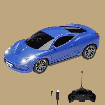 AS TRADERS Famous Car Rechargeable Remote Control Toy B20(Blue)