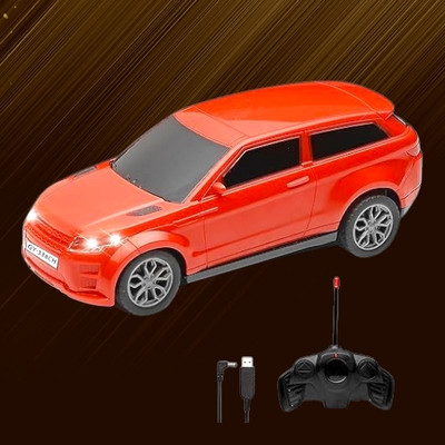 AS TRADERS 3D Famous Car Rechargeable Remote Control Toy R4(Red)