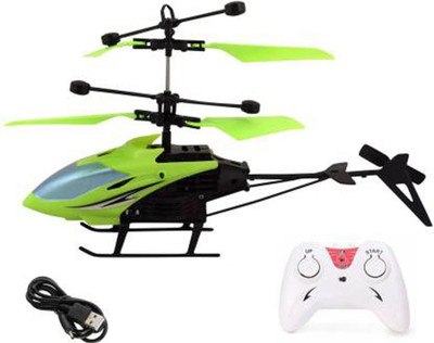 Tenmar 2-in-1 Flying Outdoor Exceed Induction Helicopter with Remote & sensor(Multicolor)