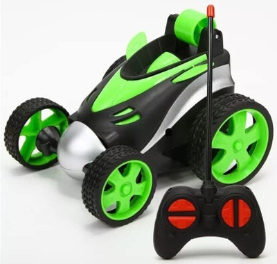 Skyler Collection Skyer Collection 360° Tumbling Rotation Mini Stunt Car/ Remote Control Stunt(Green)