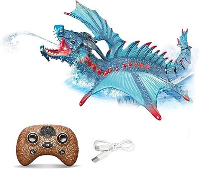 Myrra Eldrador Creatures Sea Monster Action Figure Toy for Kids, Remote Control(Multicolor)