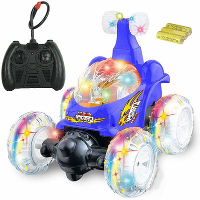 Kid Kraze Rechargeable Remote Control Twisting Stunt Car with 360 Degrees Rotation N15(multicolore)