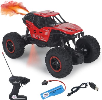 Amaflip Remote Controlled Monster Like Model Sports Car (Metal Smoke multi color(Red)