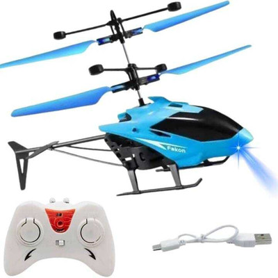 Ritesh Remote Control Helicopter Toy for Kids Gravity Sensor Battery(Multicolor)
