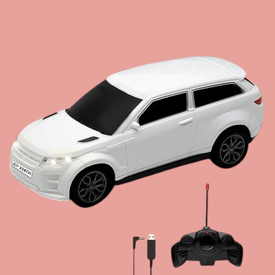 TOYACHI 3D Famous Car Rechargeable Remote Control Toy W6(White)