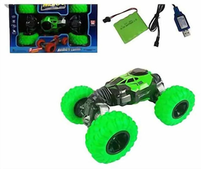 atozyy Stunt Racing Moka 4-Wheel Drive Off Road Rock Crawler Remote Control Rc Car(Green)