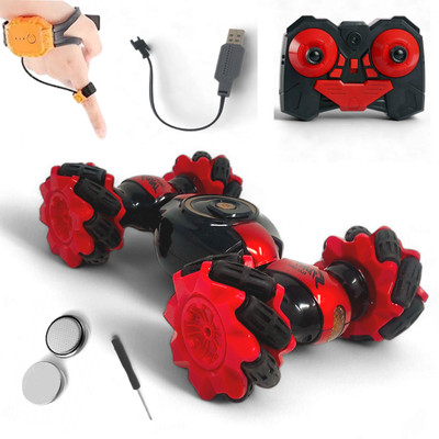 FANSEEKART Rc Stunt Car Double Sided Rotating Off Road 2.4Ghz with Remote & hand Gesture_C(Multicolor)