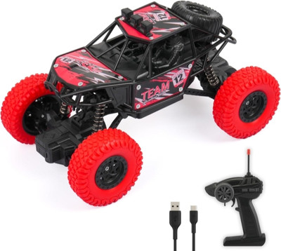 RNAV Remote Control Rock Crawler Car Toy for Kids RC Car Toy Multicolor(Red)