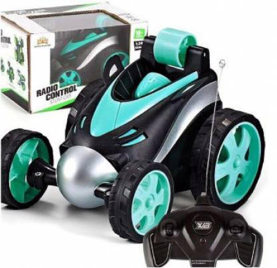 PRATIGYA COLLECTION Mini Stunt Car Radio Electric Drift Rotating Wheel Vehicle Truck (Blue)(Multicolor)