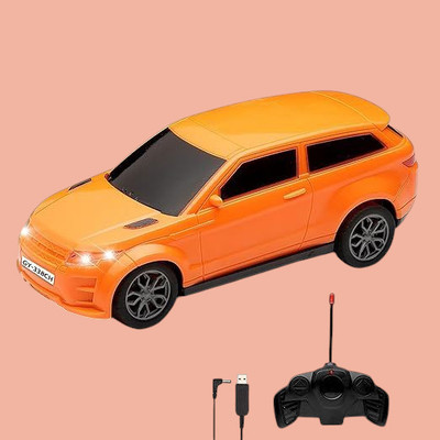 AS TRADERS 3D Famous Car Rechargeable Remote Control Toy O13(Orange)