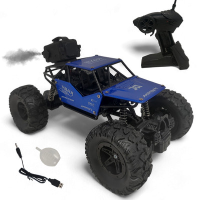 fizz Rock Crawler Car Toy For Kids Boys&Girls Both With Mist Smoke And Remote control(Multicolor)