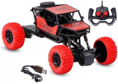 Pepstter Remote Control RC Off Road Climbing and Monster Racing Rock Crawler Car Best(Red, Black)