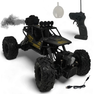 Aavkar creation Remote Control Rock Car for Kids with Mist Smoke Effect Monster Truck big size(Multicolor)