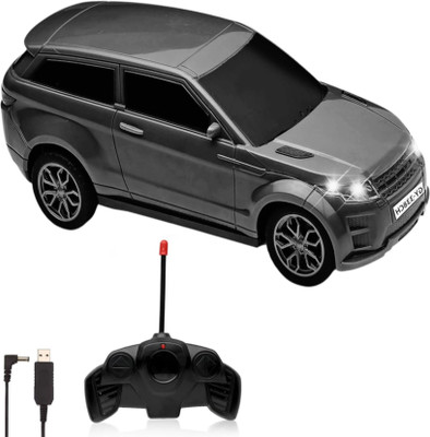 KAVANA Famous Car Remote Control 3D with LED Lights, Chargeable 77(Multicolor)