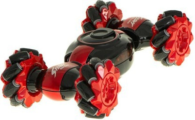 FANSEEKART Hand Gesture Sensor RC Stunt Car Double Sided Rotating Remote Control Car _J4K11(Red, Black)