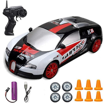 Bestie Toys RC Drift Car, 1/24 2.4G Remote Control Car, 4WD 15KM/H High Speed Electric Race(Multicolor)