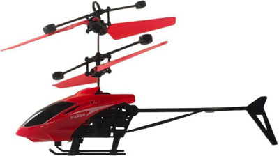 Kavya Enterprises Rechargeable Flying Remote Control Helicopter(Red)