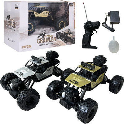 Aavkar creation Remote Control 1:18 Rock Crawler Metal High Speed 4X4 Rechargeable Car_DD16(Blue)