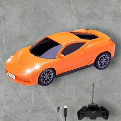 AS TRADERS Famous Car Rechargeable Remote Control Toy O32(Orange)