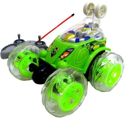 BBG BBG_Rechargeable Twisting Stunt Car With 360 Degrees Rotation G117(Green)
