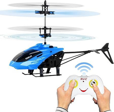 Luxen Rechargeable Helicopter Remote Control Flying Toy for Kids 4+(Multicolor)