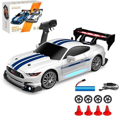 Bestie Toys Remote ControlledCar 25+km/h 1/24 RC Drift Car 4WD High Speed Racing Car Playti(Multicolor)