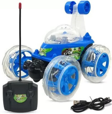TOYSFIRE Best Stunt Car 360° Twisting Remote Control for Kids Music ,Lights_155(Multicolor)