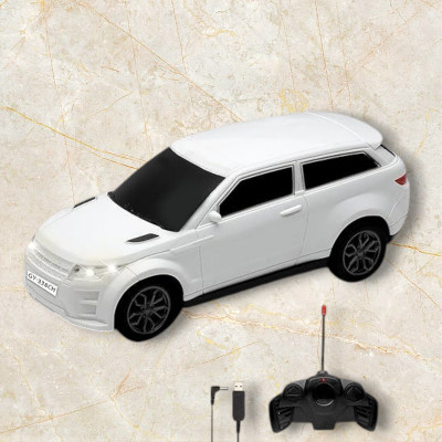AS TRADERS 3D Famous Car Rechargeable Remote Control Toy W11(White)