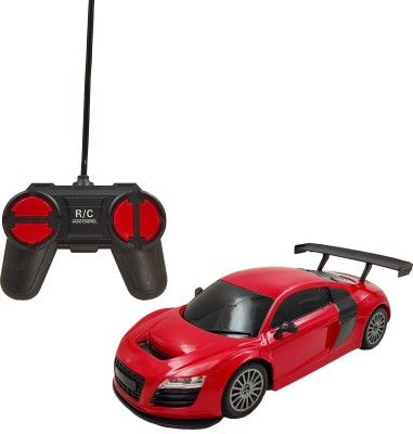 Humaira RC Super Racing Remote Control Car 4 Channel Wireless 1:24 Scale Toy for Kids(Red & Black)