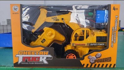 PLAY AND WEAR CO R/C 8037 CHEETAH JCB CHARGEABLE(Multicolor)