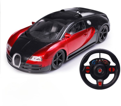 SVE Bugati Remote Control Car Rechargeable High Speed 1/18 RC Cars Toys(Black)