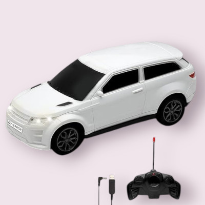 AS TRADERS 3D Famous Car Rechargeable Remote Control Toy W31(White)