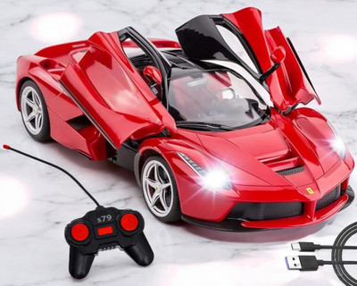SNM97 Rechargeable Farrari Style Remote Control Car With Opening Doors_RAC-A85(Red)