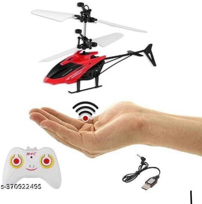 JOYWHIZ Remote control helicopter toy with charging Cable and 3d lights For kids(Multicolor)