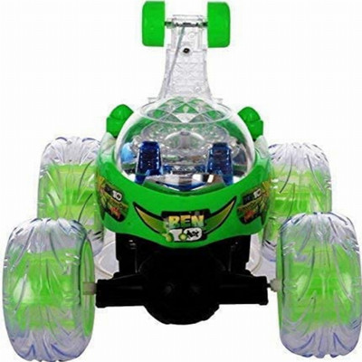 Mahi Zone Stunt Car Big Size rechargable 360 Degree Rotating Remote Control (multicolor)(Multicolor)