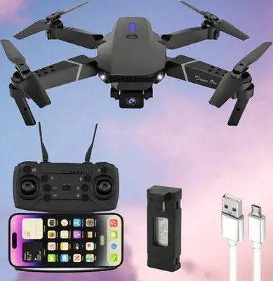 GTR E88 Drone WiFi Camera Drone Remote Control Quadcopter 360 Flip Stunt Drone(Black)