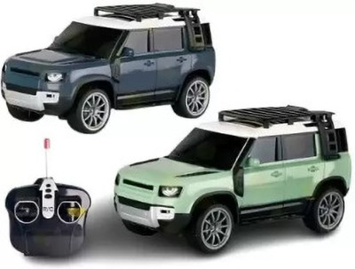 Tenmar Remote Control Defender Rc Car,Led Lights Rechargeable Battery AllTerrain Tires(Multicolor)