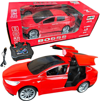 Delta Enterprises Tesla RC Car(Red)
