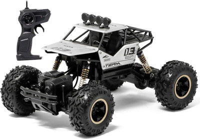 Rachna enterprise Remote Control Racing Car Rock Crawler 4 Wheel Drive Rock Climber High Speed Car(Silver)