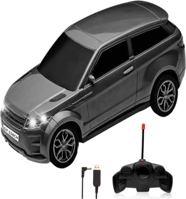 KAVANA Famous Car Remote Control 3D with LED Lights, Chargeable 87(Multicolor)
