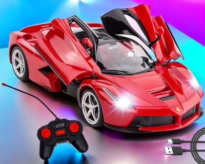 SNM97 Rechargeable Farrari Style Remote Control Car With Opening Doors_RAC-C58(Red)