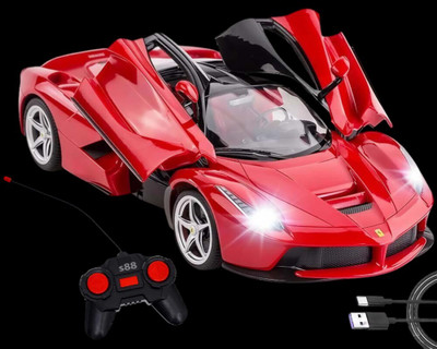 SNM97 Rechargeable Farrari Style Remote Control Car With Opening Doors_RAC-C90(Red)